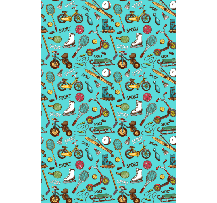 ταπετσαρία εφήβων κρεβατοκάμαρων αθλητικών εικονιδίων - TenStickers