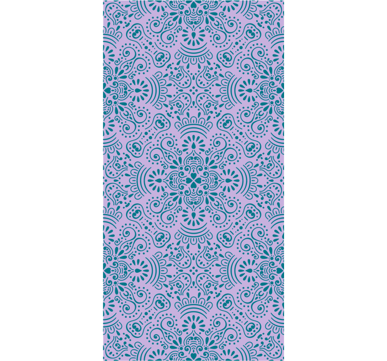 ταπετσαρία ινδικό floral βινύλιο - TenStickers