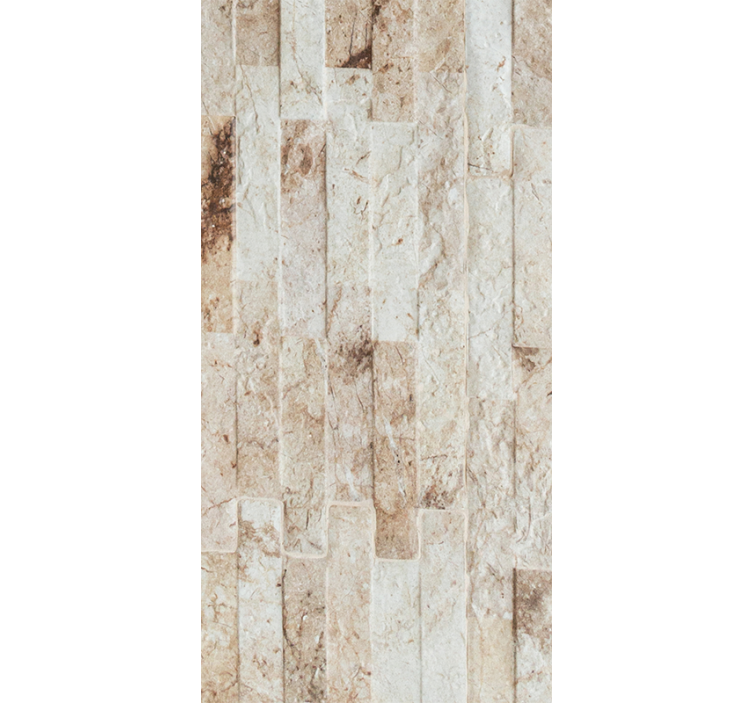 Ταπετσαρία εφέ ξύλου μοτίβο τούβλου - TenStickers