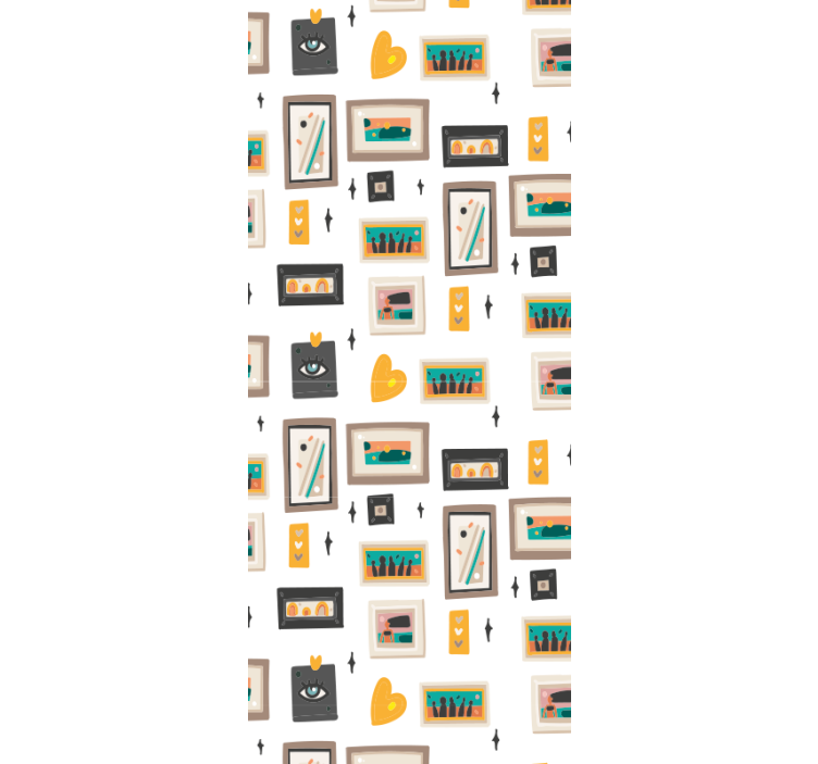 Βιομηχανική ταπετσαρία ρετρό μοτίβα γραφείου - TenStickers