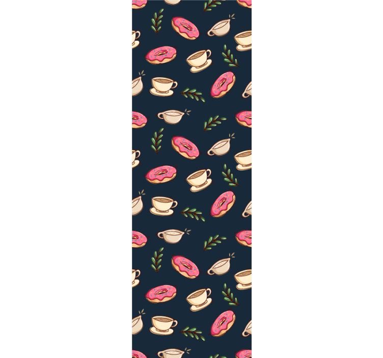 μοντέρνα ταπετσαρία φόντο επιδόρπια και καφέ - TenStickers