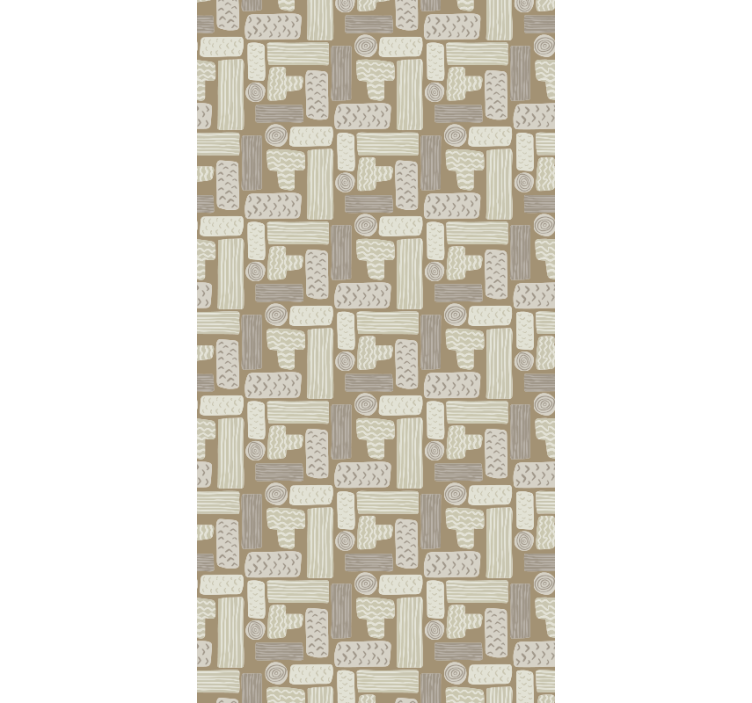 Χαρτί τοίχου με απομίμηση μαρμάρου γεωμετρικό μάρμαρο - TenStickers