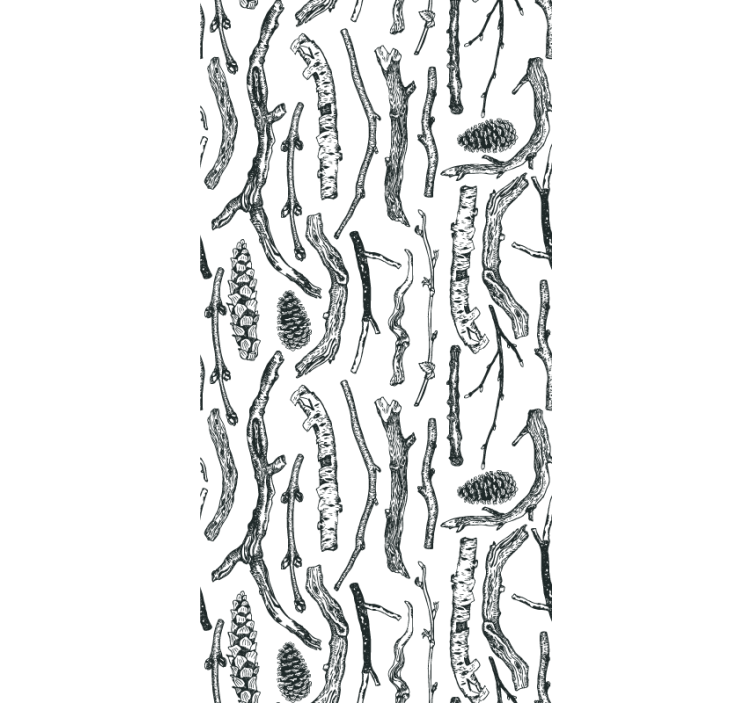 ταπετσαρία δέντρο μοτίβο κορμού - TenStickers