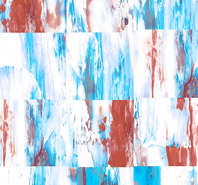 αφηρημένη ταπετσαρία πολύχρωμες ροές - TenStickers