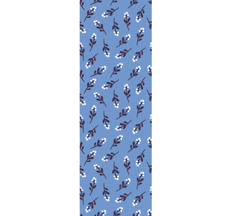 ταπετσαρία λουλουδιών μοτίβο κλαδιά λουλουδιών - TenStickers