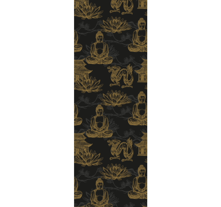 ταπετσαρία λουλουδιών του Βούδα - TenStickers