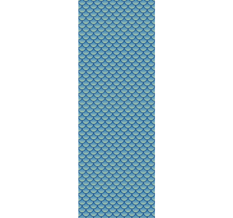 γεωμετρική ταπετσαρία μοτίβο ζυγαριάς ψαριών - TenStickers