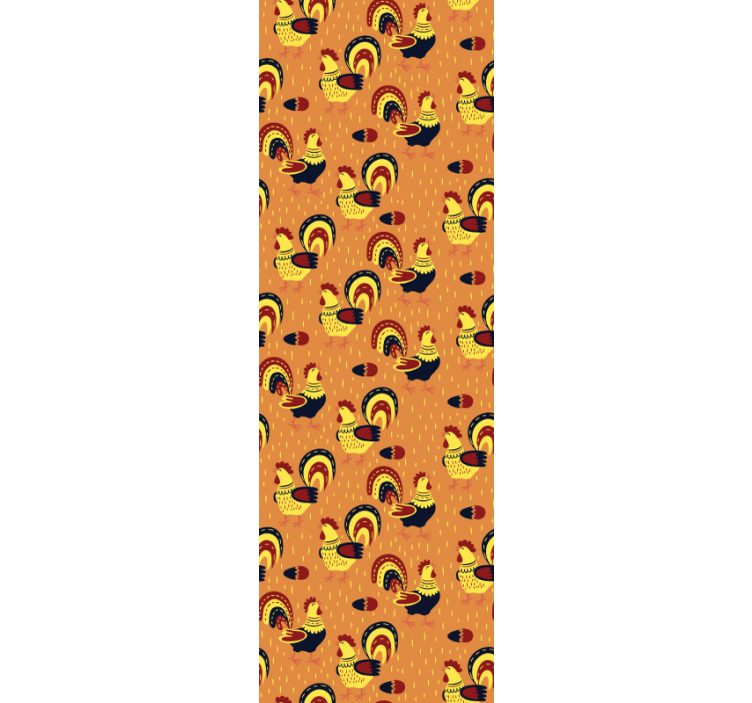 ταπετσαρία αυθεντικών χρωμάτων κόκορας - TenStickers