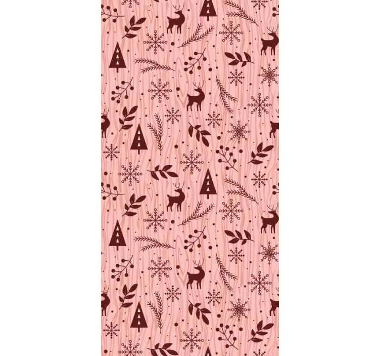 δάσος με ταπετσαρία ελάφι ζώων - TenStickers