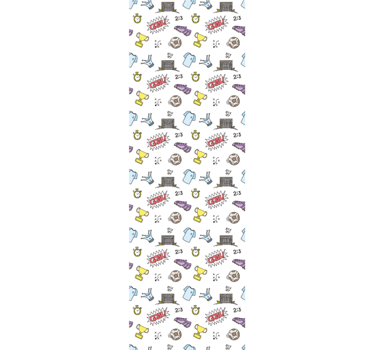 Tαπετσαρία φυτωρίων διασκεδαστικό θέμα ποδοσφαίρου - TenStickers