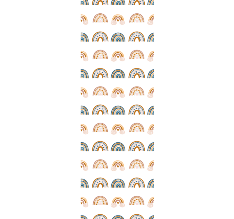 μοτίβο του χέρι που φθινόπωρο ταπετσαρία ουράνιο τόξο - TenStickers