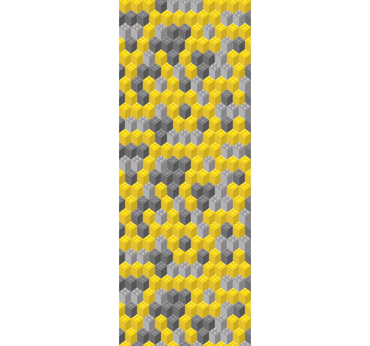 γεωμετρική ταπετσαρία γεωμετρική κηρήθρα - TenStickers