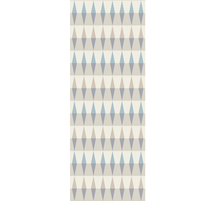 γεωμετρική ταπετσαρία στυλιζαρισμένο μοτίβο διαμαντιών - TenStickers