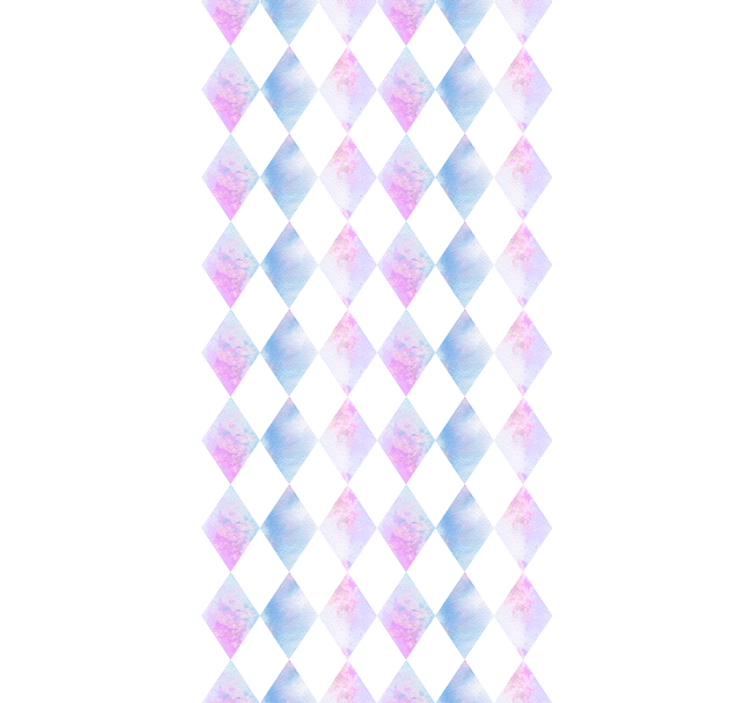 ταπετσαρία τετράγωνων σχημάτων γεωμετρικός αρλεκίνος - TenStickers