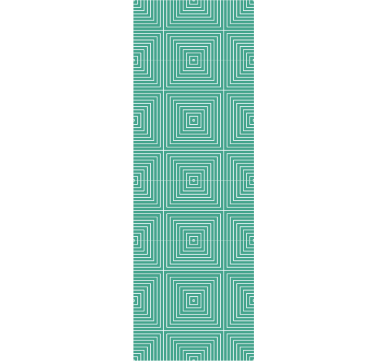 ταπετσαρία μοτίβο πράσινα τετράγωνα - TenStickers