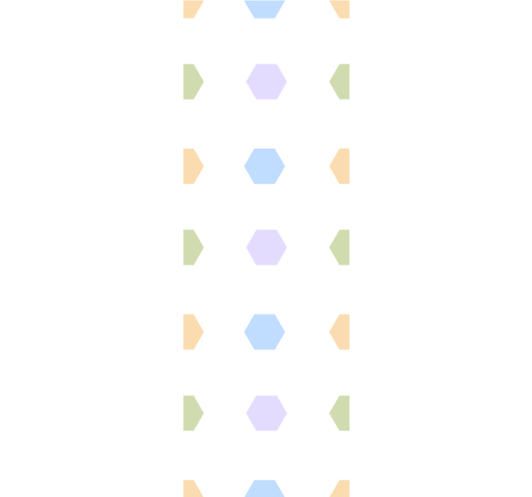 γεωμετρική ταπετσαρία παστέλ εξάγωνα - TenStickers