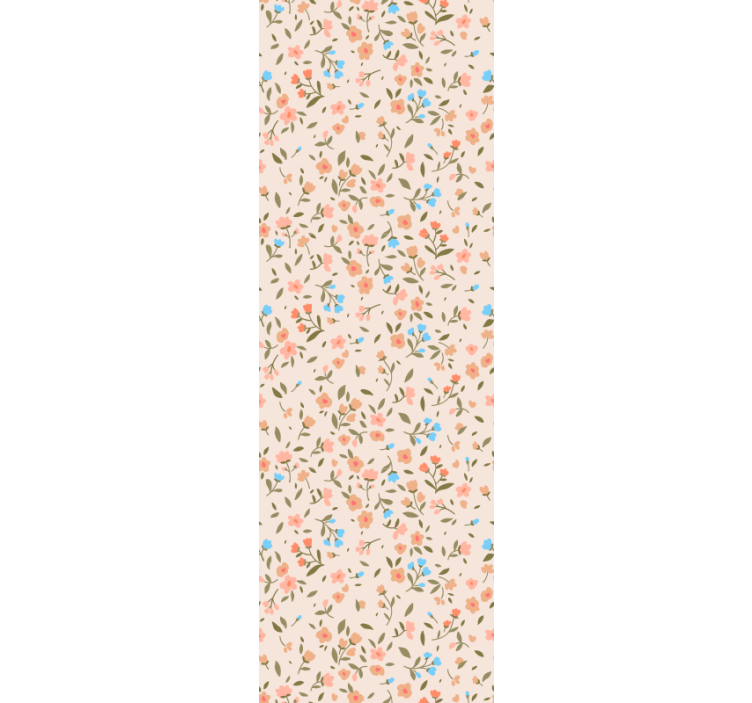 ταπετσαρία λουλουδιών λουλουδάτο γούρι - TenStickers