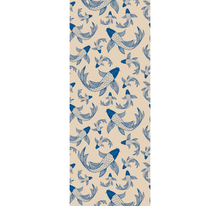 ταπετσαρία ζώων μοτίβο ψαριών koi - TenStickers