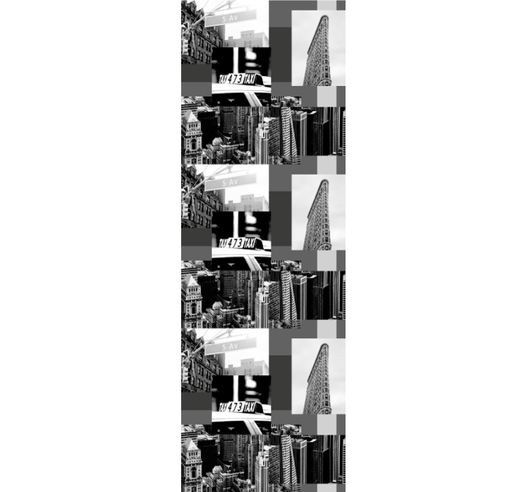 πέμπτη λεωφόρος κολάζ ταπετσαρία της Νέας Υόρκης - TenStickers
