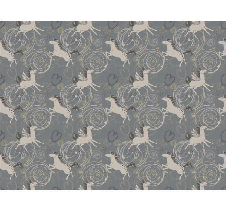 Ζώα ταπετσαρία μαγεμένοι μονόκεροι - TenStickers