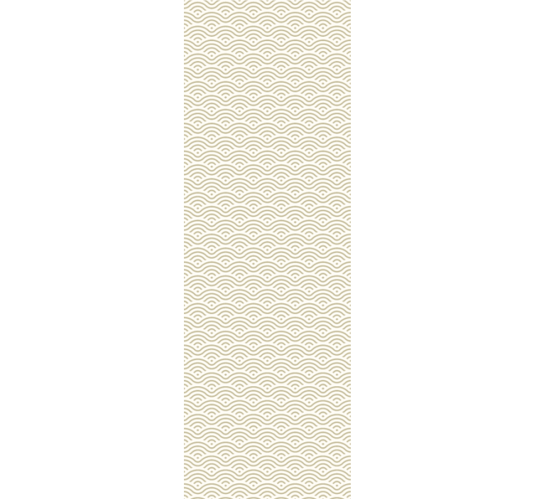 απλά ειρηνικά κύματα μοντέρνα ταπετσαρία - TenStickers