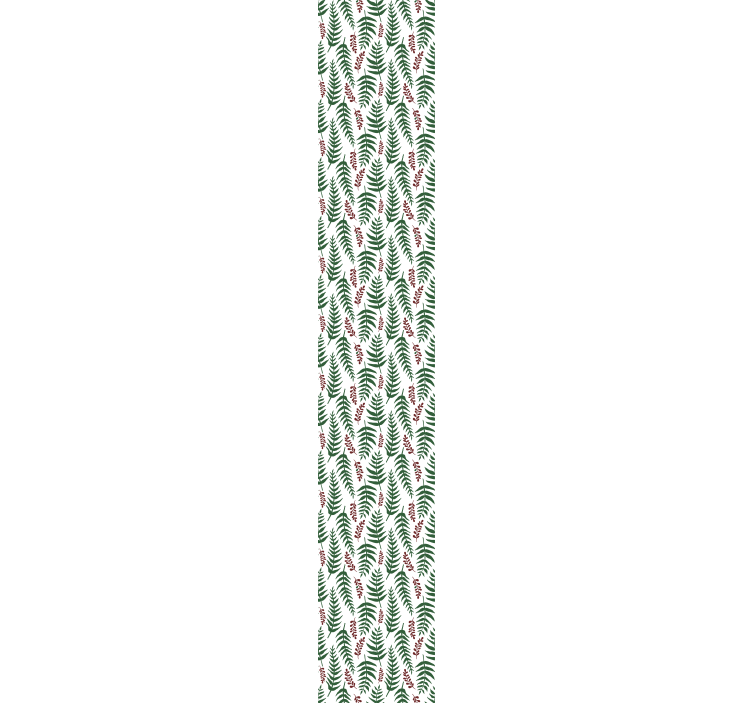 λεπτό και μικρό κλαδιά μοτίβο φύλλο ταπετσαρία - TenStickers