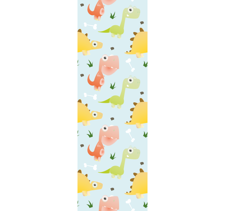 ταπετσαρίες δεινοσαύρων παιχνιδιάρικα σχέδια δεινοσαύρων - TenStickers