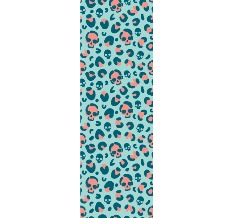 ταπετσαρία αποκριών μοτίβο κρανίων - TenStickers