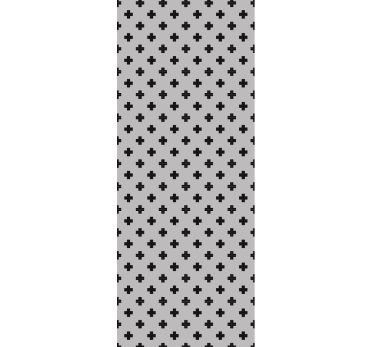 Γεωμετρική ταπετσαρία σταυρό σχέδιο - TenStickers