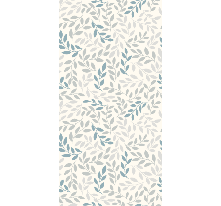 μπλε ombre σε μικρά φύλλα αφηρημένη ταπετσαρία - TenStickers