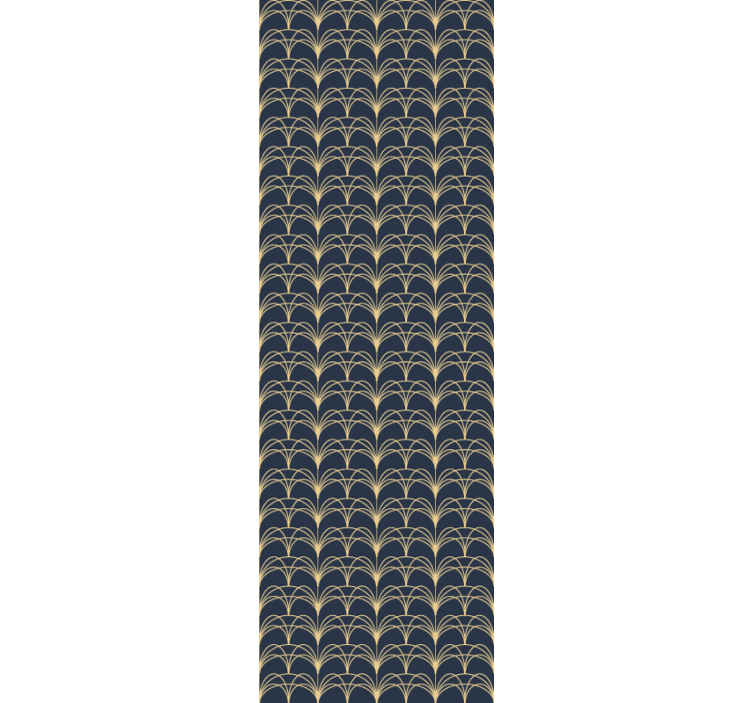 μοντέρνα τέχνη χρυσή ντεκό μοτίβο τετράγωνη ταπετσαρία - TenStickers