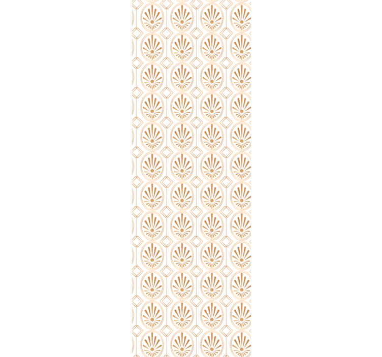 μοντέρνας τέχνης λευκή και χρυσή ταπετσαρία διακόσμησης - TenStickers