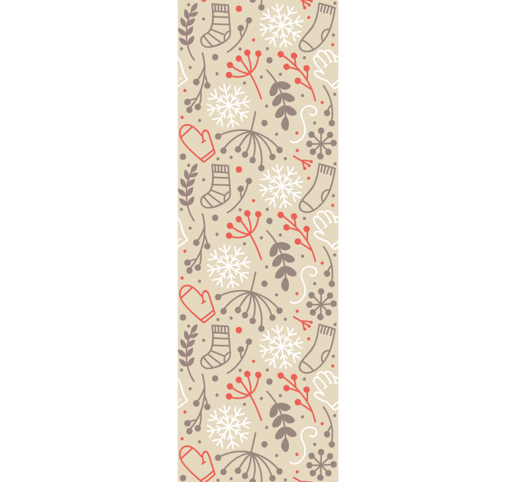 Χριστουγεννιάτικο ταπετσαρία εορταστικά μοτίβα - TenStickers