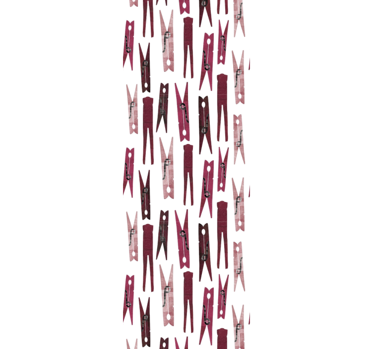 Ταπετσαρία μπάνιου μοτίβο κλιπ πλυντηρίου - TenStickers