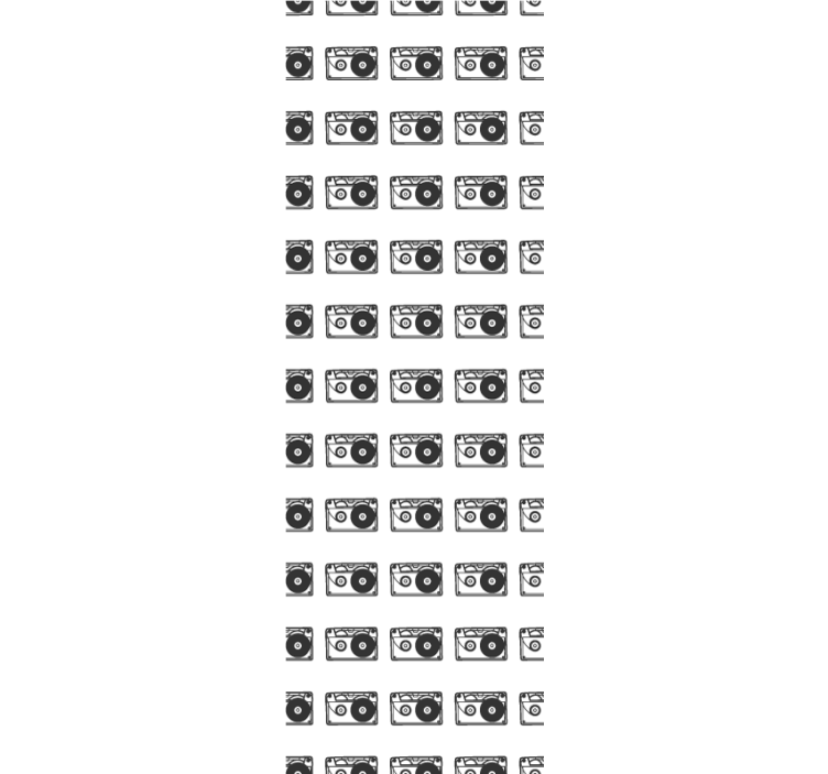 Διακοσμητικό ταπετσαρία ρετρό ηχητικό μοτίβο - TenStickers
