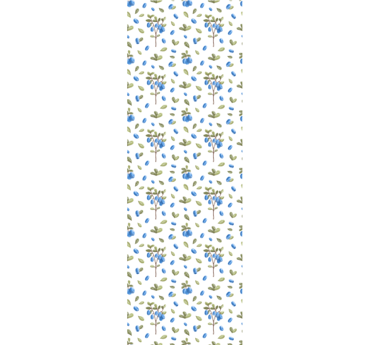 ταπετσαρία λουλουδιών βατόμουρο βοτανικό - TenStickers