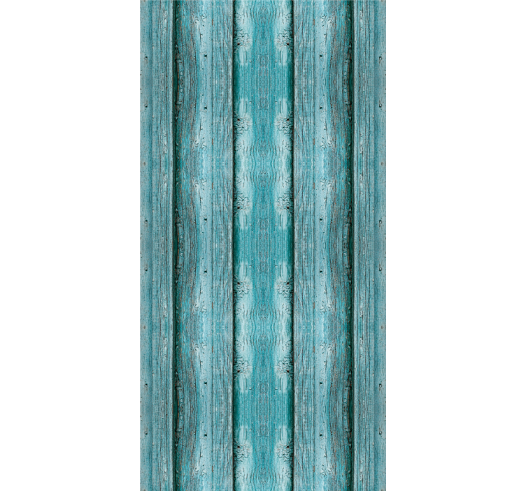 ταπετσαρία με μπλε υφή ξύλου - TenStickers