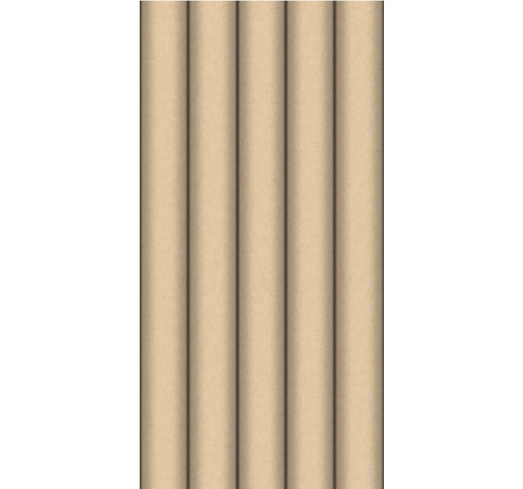 καφέ σωλήνα μινιμαλιστικό μοτίβο ταπετσαρία - TenStickers