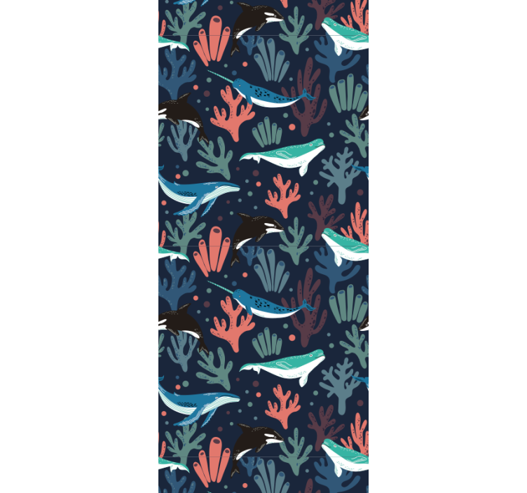 Ταπετσαρία ψαριών υποβρύχια σκηνή - TenStickers