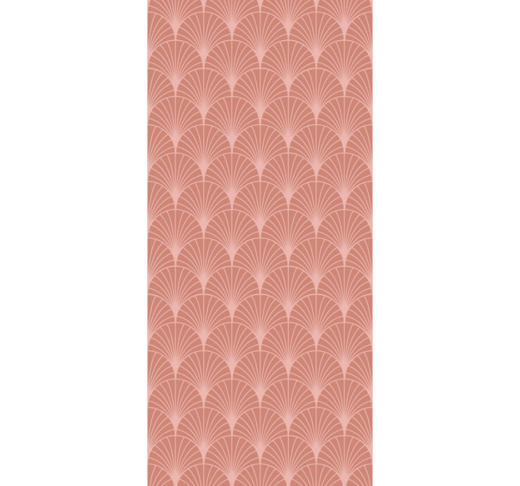 ταπετσαρία τέχνης κομψά σχήματα βεντάλιας - TenStickers