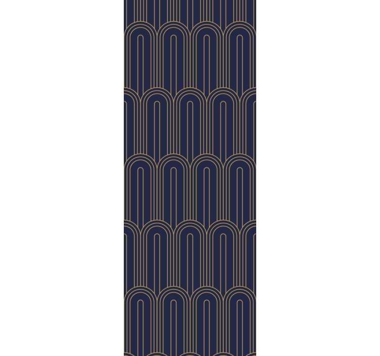 Μοντέρνο ταπετσαρία μοτίβο τοξωτής γραμμής - TenStickers