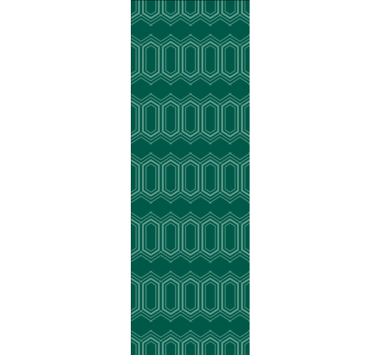 γεωμετρικό πράσινο κύκλο μοτίβο κηλιδωτή ταπετσαρία - TenStickers