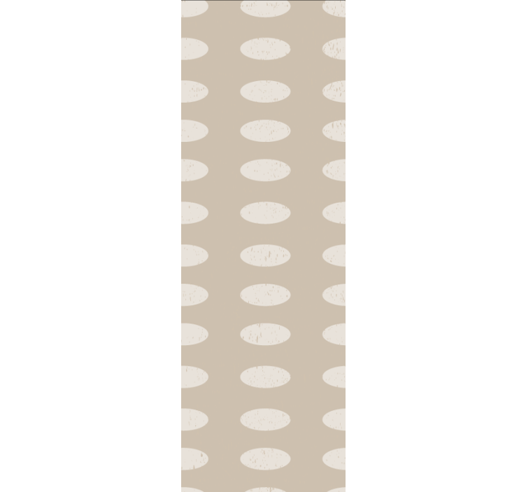 Ταπετσαρία με πουά μοτίβο σε σχέδιο οβάλ - TenStickers