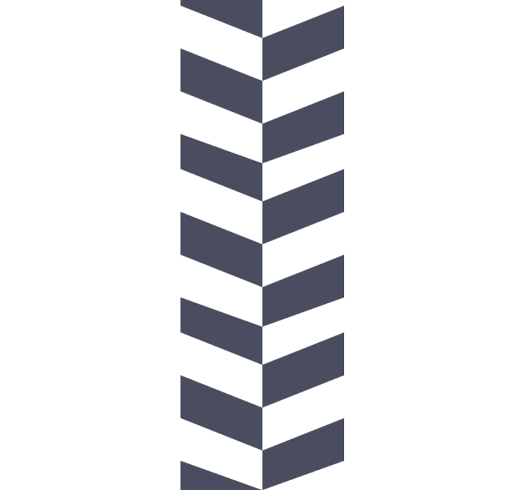 μπλε ναυτικό ρίγες μοτίβο ριγέ ταπετσαρία - TenStickers