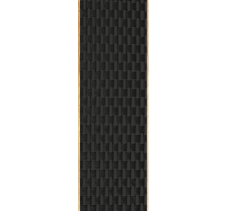 Ξύλινη μαύρη γαλλική ψάθινη ταπετσαρία - TenStickers