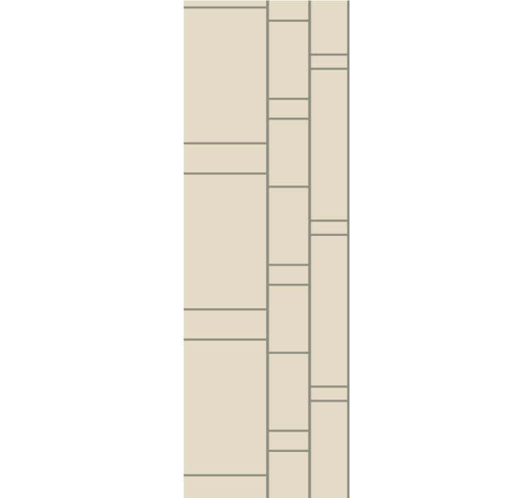 μπεζ ακανόνιστα τετράγωνα μοτίβο ταπετσαρίας - TenStickers
