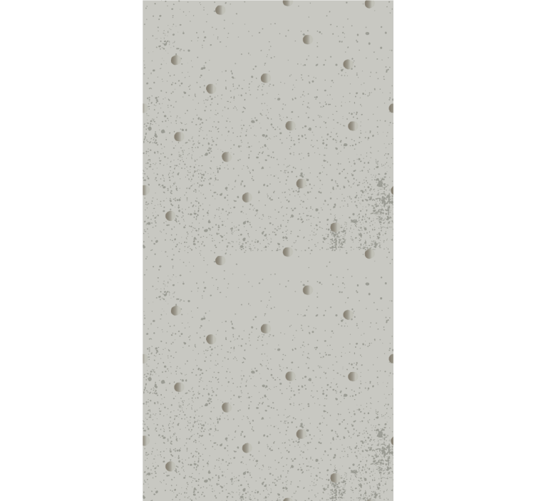 Σκανδιναβική ταπετσαρία κρεβατοκάμαρας με μοτίβο γκρι κουκκίδων - TenStickers