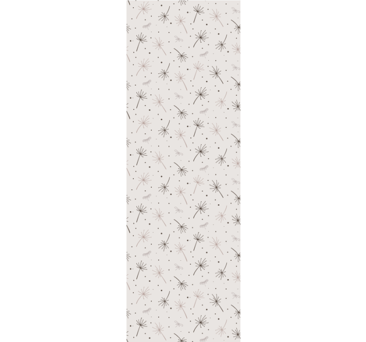 Σκανδιναβικού στυλ ταπετσαρία με λεπτά φύλλα χόρτου - TenStickers