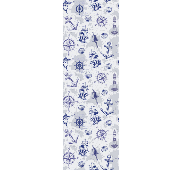 ταπετσαρίες τοπίων πόλης στοιχεία ναυτικού θέματος - TenStickers