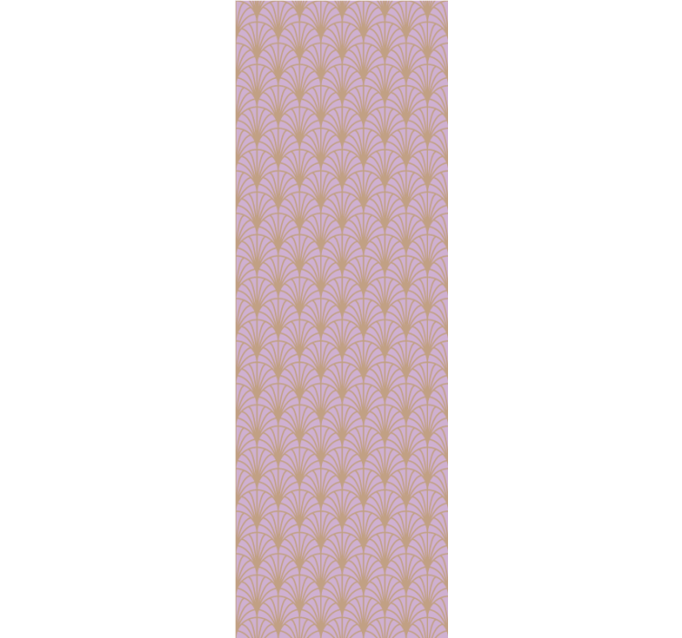 Tαπετσαρία για το καθιστικό στυλιζαρισμένα floral στοιχεία - TenStickers